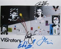 The Vibrators Signed Photo